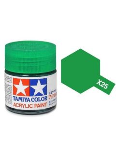 Tamiya Acrylic Mini X-25 Clear Green Paint