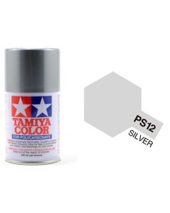 Tamiya PS-12 Silver Polycarbonate Spray