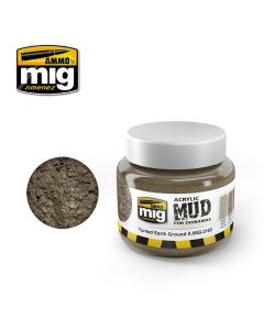Acrylic Mud - Turned Earth Ground 250ml Ammo By Mig - MIG2103