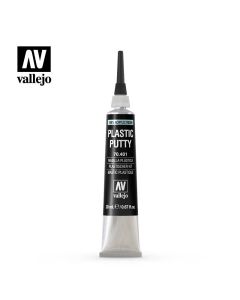 Vallejo Modelling Plastic Putty / Filler Acrylic Resin 20ml Tube - 70.401