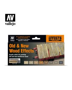 Vallejo Model Air Set - Old & New Wood Effects