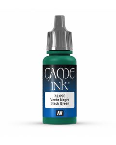 Vallejo Game Ink 17ml - Inky Black Green - 72.090