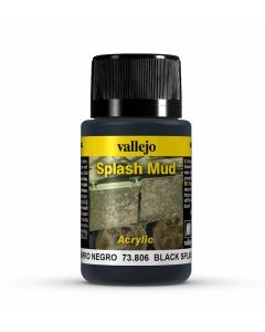 Black Splash Mud  - Vallejo Weathering Effects - 73.806