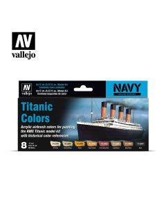 Vallejo Model Air Set - Titanic Colours (x8)