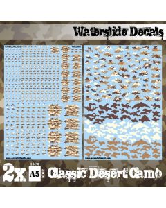 Decal sheets - CLASSIC DESERT CAMO - Green Stuff World