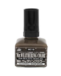 Mr Weathering Color Shade Brown (40ml) - WC-18