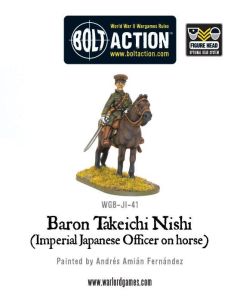 Baron Nishi (Imperial Japanese officer on horse) - Bolt Action - WGB-JI-41
