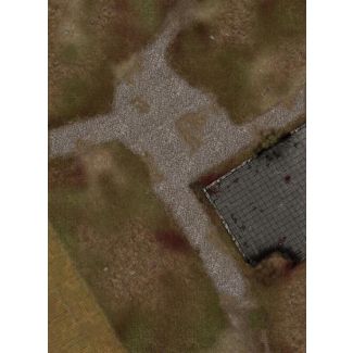 44"x60" Defiled Monastery Battle Mat - Gamemat.eu