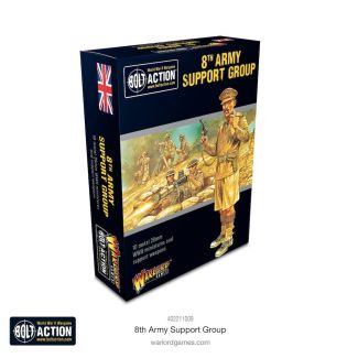 Bolt Action 8th Army Support Group (HQ, Mortar & MMG) - 402211009