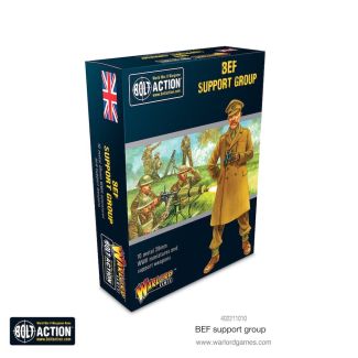 Bolt Action BEF Support Group (HQ, Mortar & MMG) - 402211010