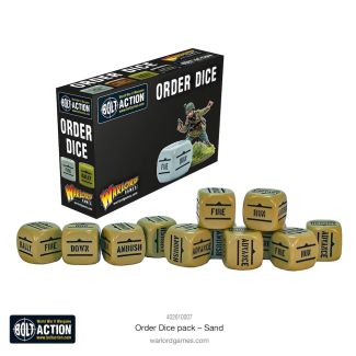 Bolt Action Bolt Action: Orders Dice Pack - Sand - 402610007