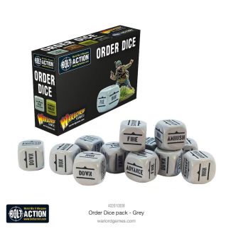 Bolt Action Bolt Action: Orders Dice Pack - Grey - 402616008