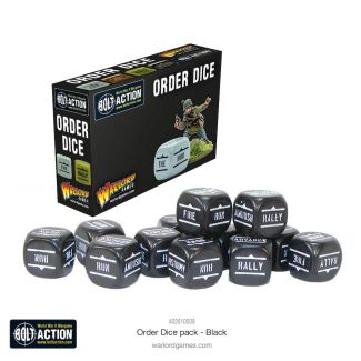 Bolt Action Bolt Action: Orders Dice Pack - Black - 402616009