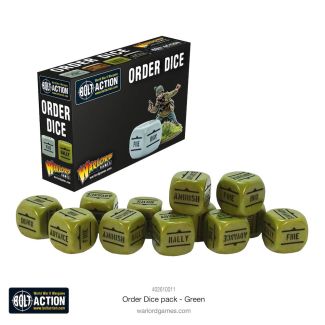 Bolt Action Bolt Action: Orders Dice Pack - Green - 402616011