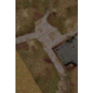 6'x4' Battle Mat: Defiled Monastery - Gamemat.eu