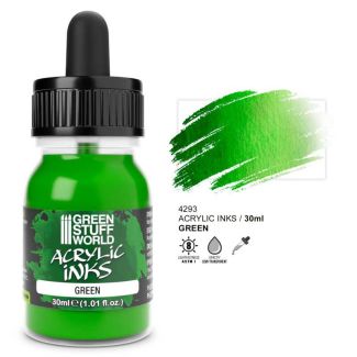Acrylic Ink Opaque - Green - Green Stuff World