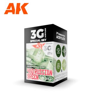 4BO Russian Green Modulation Set - AK Interactive - AK11639