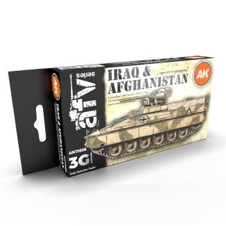 Iraq & Afghanistan 3G Paint Set - AK Interactive - AK11655