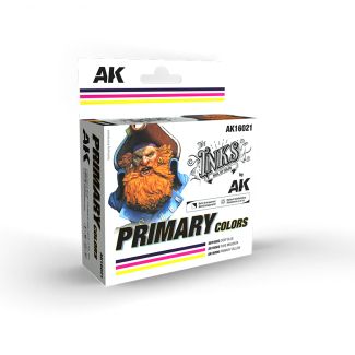 The Inks - Primary Colours Set - AK Interactive