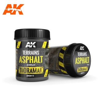 Terrains Asphalt - 250Ml (Acrylic) - AK8013 - AK Interactive