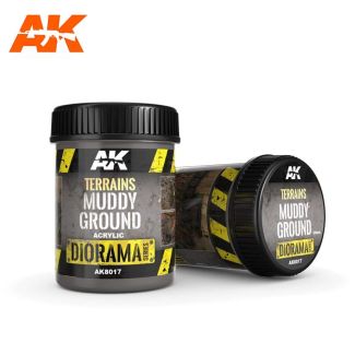 Terrains Muddy Ground - 250Ml (Acrylic) - AK8017 - AK Interactive