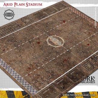 Arid Plain Stadium - Fantasy Football Mat - Pwork Wargames