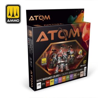 Atom Basic Wargames Colors I Paint Set -  MIG - ATOM-20706