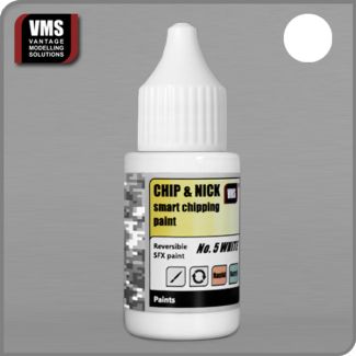 VMS Chip & Nick Paint No.5 White 20ml  - CNX05