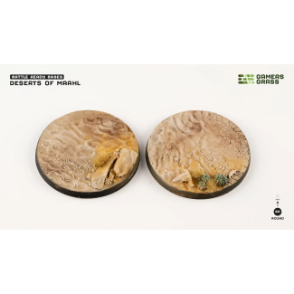 Deserts of Maahl Bases, Round 60mm (x2) - Gamers Grass