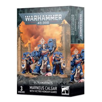 Marneus Calgar, Ultramarines Chapter Master with Citrix Honor Guard GW-55-21 Warhammer 40,000
