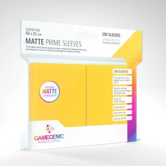 Matte Prime Sleeves - Yellow (100) 66x91mm - GGS11032ML