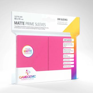 Matte Prime Card Sleeves - Pink (100) 66x91mm - GGS11036ML