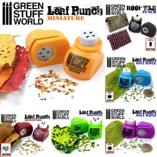 Leaf Punches Green Stuff World Scenery Basing Cutters