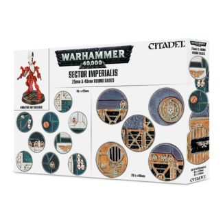 Sector Imperialis: 25 & 40Mm Round Bases - GW-66-92
