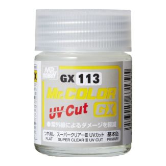 Mr Color GX Super Clear III UV Cut Flat (18ml) - GX-113