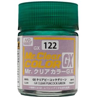 Mr Clear Color GX - Clear Peacock Green - 18ml - GX-122