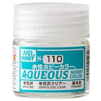 Aqueous Hobby Color - Premium Clear Semi-Gloss - 10ml - H-110