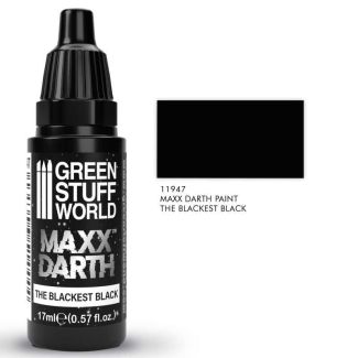 Maxx Darth Black Paint 17 ml - Green Stuff World