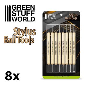8x Sculpting STYLUS tool set - Green Stuff World