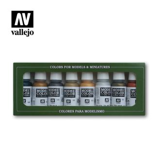 Vallejo Model Color Set - Metallics (x8) 