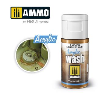 Acrylic Wash Light Rust Wash Ammo By Mig - MIG704