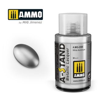 A-Stand White Aluminium Ammo By Mig - MIG2305