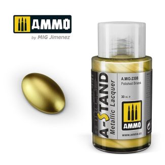 A-Stand Polished Brass Ammo By Mig - MIG2308