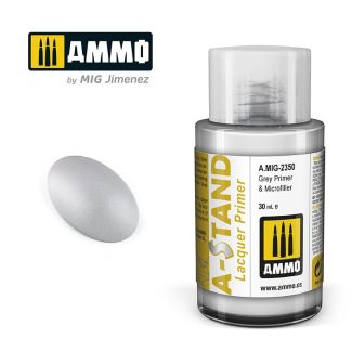A-Stand Grey Primer & Microfiller Ammo By Mig - MIG2350