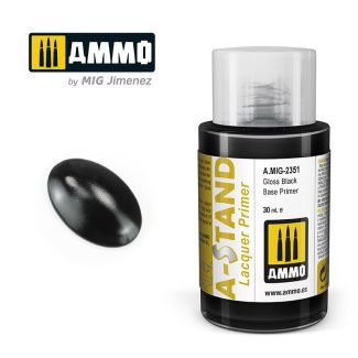 A-Stand Gloss Black Base Primer Ammo By Mig - MIG2351