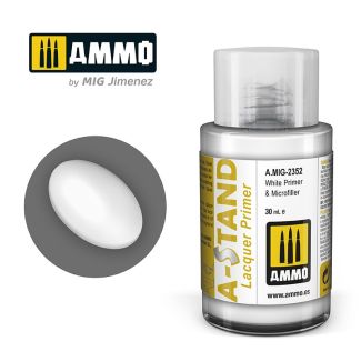 A-Stand White Primer & Microfiller Ammo By Mig - MIG2352
