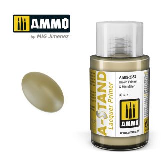 A-Stand Brown Primer & Microfiller Ammo By Mig - MIG2353