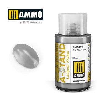 A-Stand Grey Gloss Primer Ammo By Mig - MIG2355
