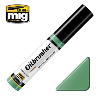 Mecha Light Green Oilbrusher Ammo By Mig - MIG3529