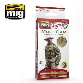 Multicam Camouflage Paint Set Ammo By Mig - MIG7028